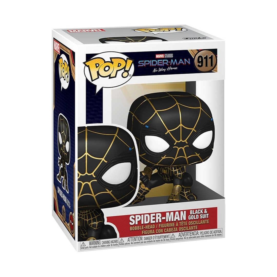 Spider-Man No Way Home Funko Pop! - Black & Gold Suit #911