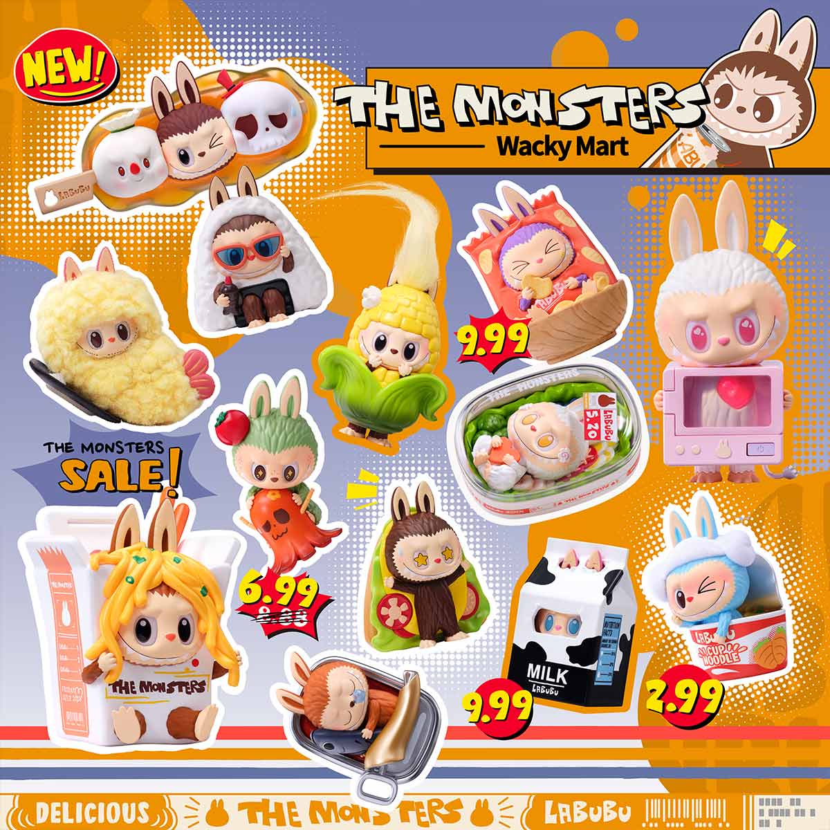 The Monsters - Wacky Mart Series